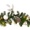 9ft. Pre-Lit Clear LED Ornament & Pinecone Artificial Christmas Garland